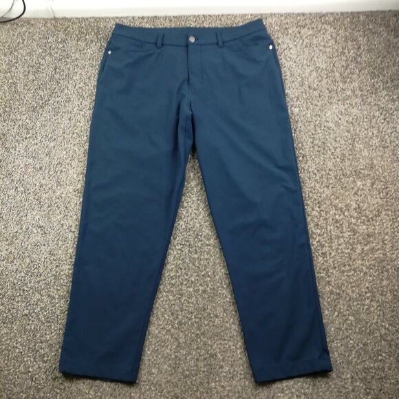 2024 Lululemon Pants ABC Relaxed Fit Warpstreme True Navy Blue 35x30 $128